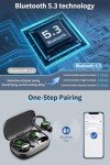 GJB Wireless Earbuds: 60H Playback, Noise Cancelling, IPX7