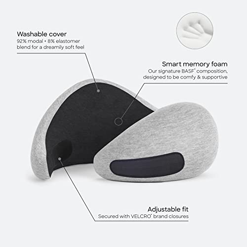 Premium Memory Foam Travel Neck Pillow, 360º Ergonomic