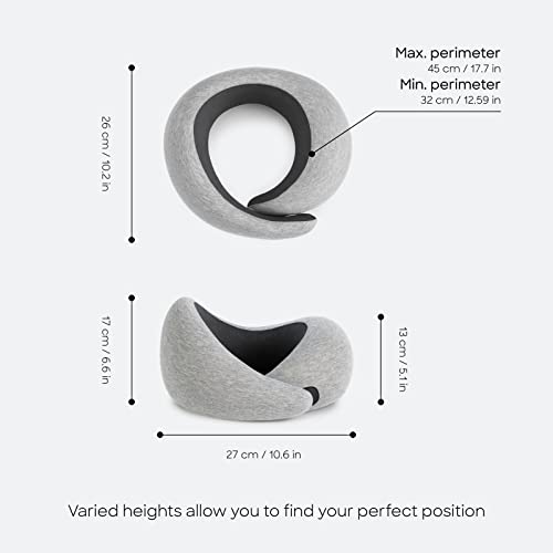 Premium Memory Foam Travel Neck Pillow, 360º Ergonomic