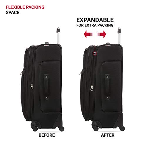 Expandable Swiss Gear Softside Rolling Luggage