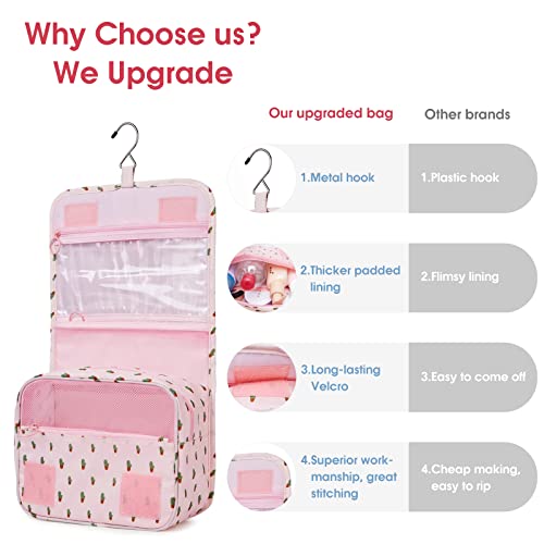Cactus Women's Hanging Toiletry Organizer