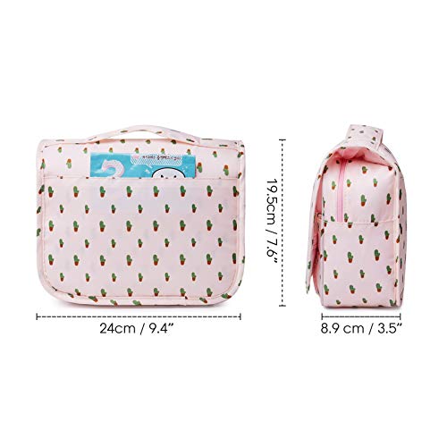 Cactus Women's Hanging Toiletry Organizer