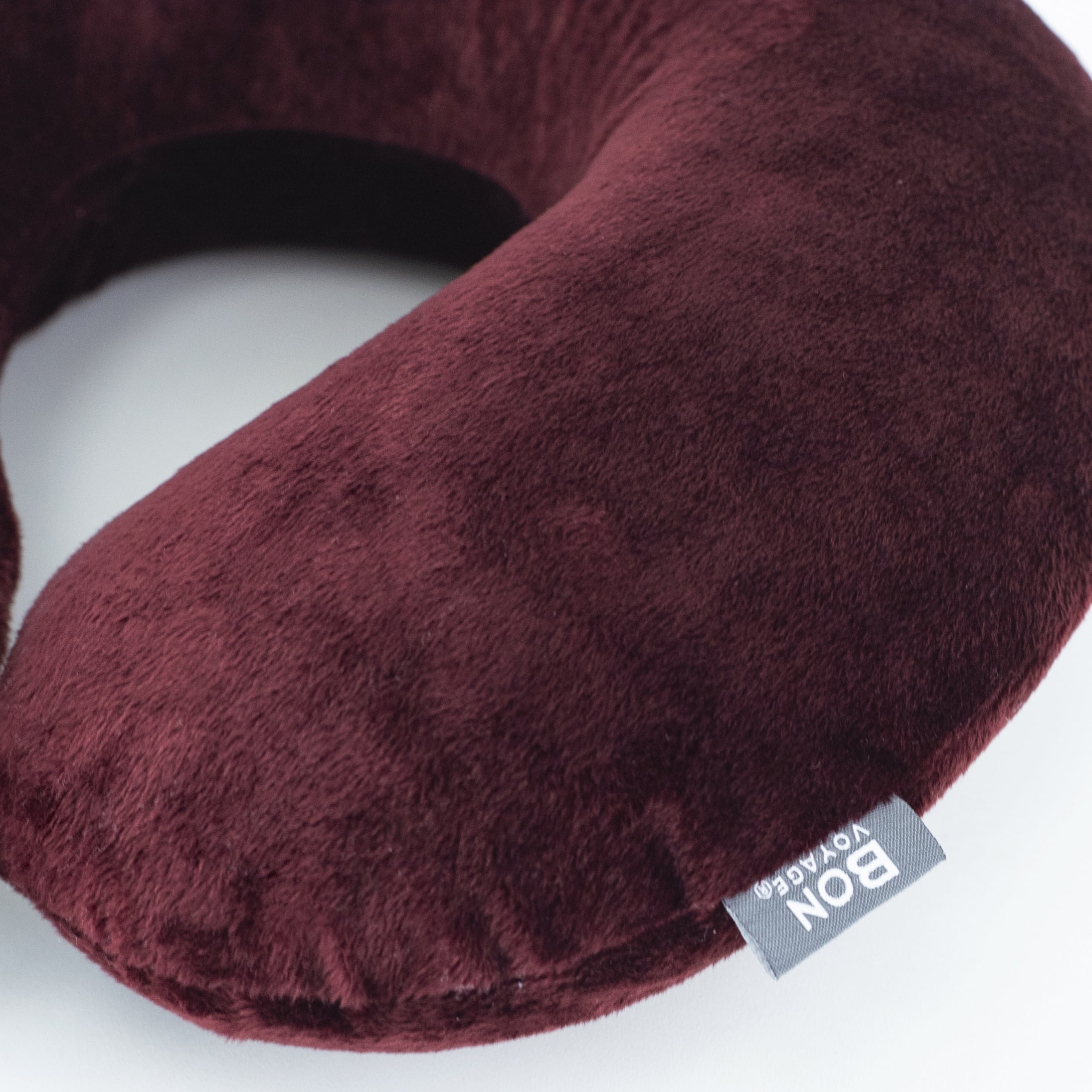 Burgundy Bon Voyage Memory Foam Neck Pillow