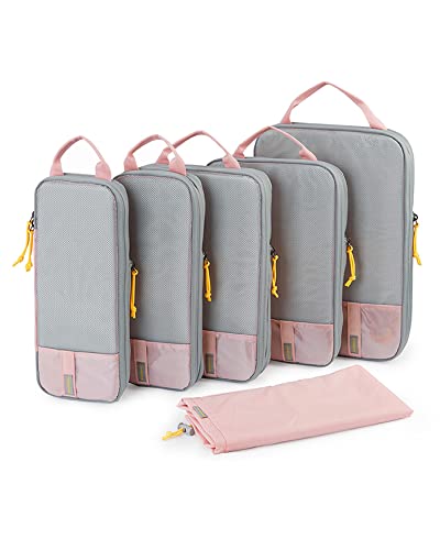 BAGSMART 6-Piece Travel Packing Cubes Set