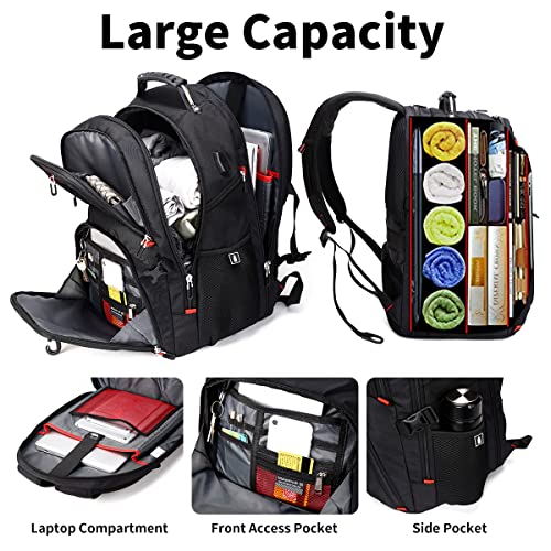 52L Travel Laptop Backpack with USB Charging