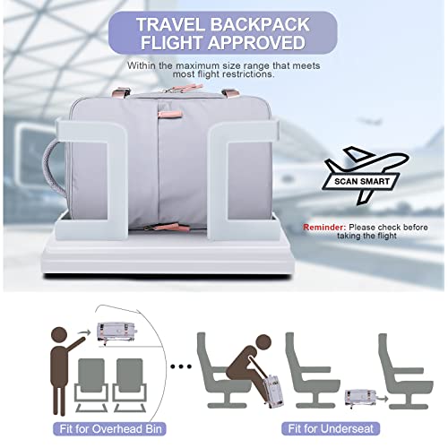 Lässiger Rucksack Reiserucksack, hellviolett