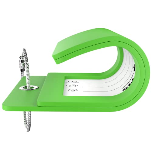 Flexible Initial Luggage Tag with Steel Loop (M)