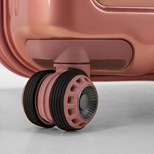 Pink Rose 26" Spinner Trunk Luggage