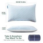 Gehannah Compressible Camping Pillow - Memory Foam Support