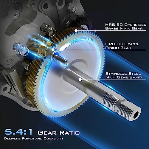 KastKing Kapstan Elite 300 Baitcasting Fishing Reel, Low Profile