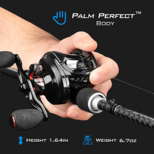 KastKing MegaJaws Baitcasting Reel, Right Handed, 7.2:1 Gear Ratio