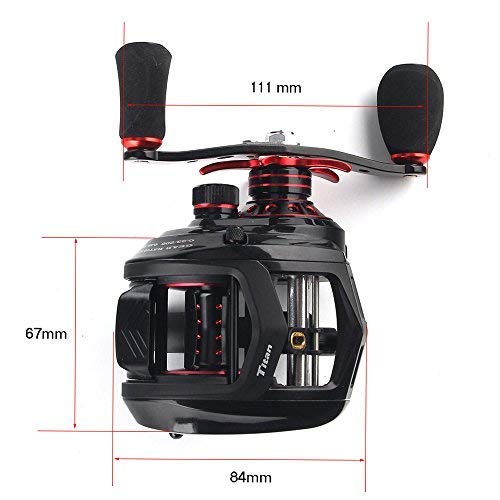 JOHNCOO Titan Baitcasting Reel for Big Fish Fishing