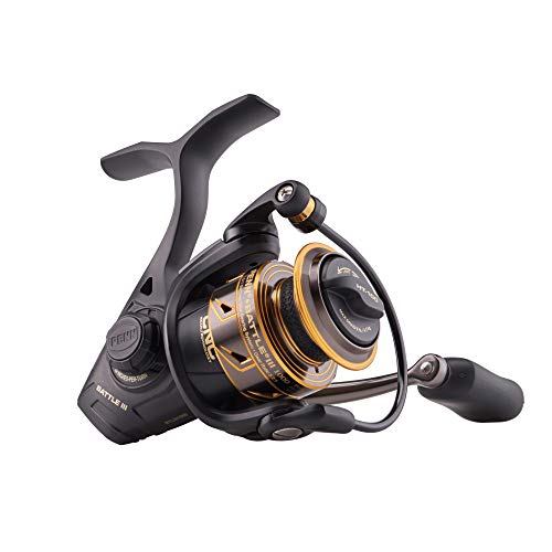 PENN Battle III Spinning Inshore Fishing Reel, Sturdy All-Aluminum