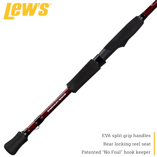 Lew's KVD Series Spinning Rod - 7'4"-1, Med, Maroon