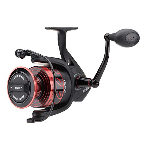 Fierce III Spinning Fishing Reel, Size 8000, Red/Black