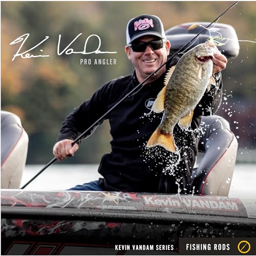 Lew's KVD Series Spinning Rod - 7'4"-1, Med, Maroon