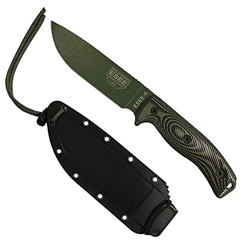 ESEE-6 Hunting Knife with 1095 Carbon Steel Blade