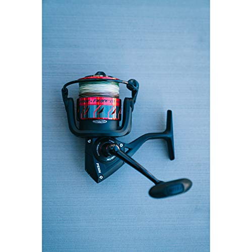 Fierce III Spinning Fishing Reel, Size 8000, Red/Black