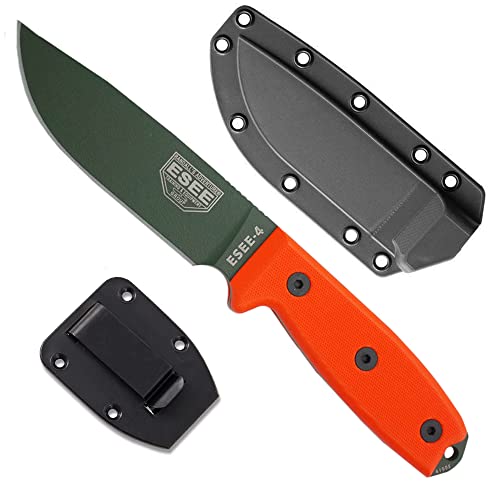 ESEE 4P Survival Knife with Molded Sheath