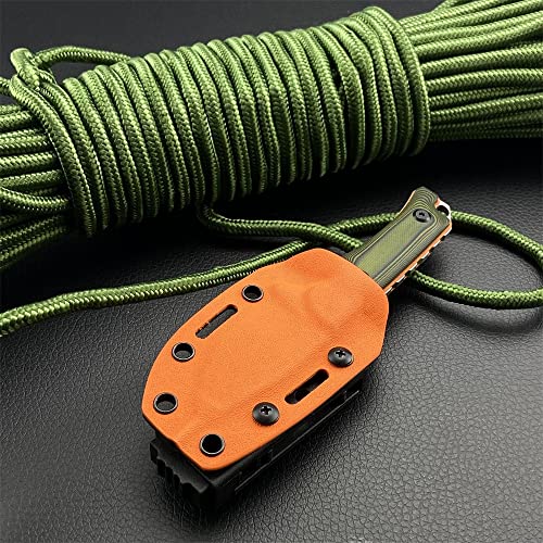 HUAAO Hidden Canyon Hunter Fixed Blade Knife (Orange)