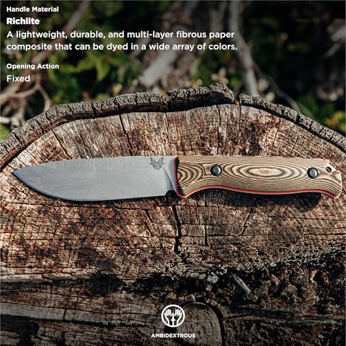 Benchmade Saddle Mountain Hunting Knife with Orange G10