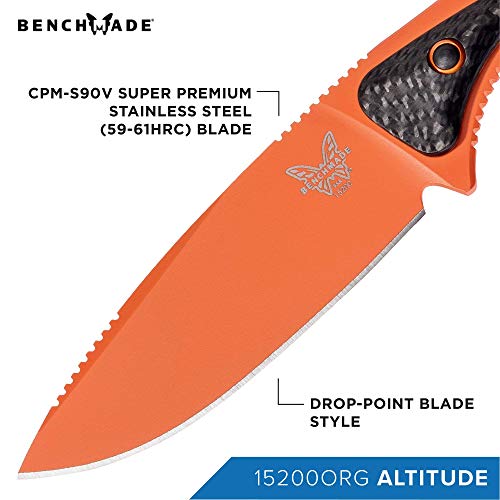 Benchmade Altitude Knife with Orange G10 Handle
