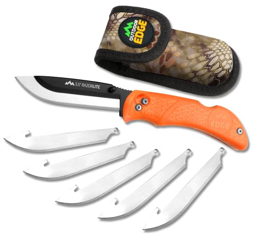 RazorBlaze RB-20 3.5" Hunting Knife with Mossy Oak Sheath