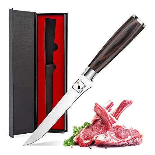 imarku 6-Inch Boning Knife for Meat and Poultry