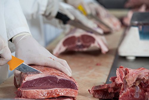 UltraSource 6" Boning Knife with Curved Blade & Orange Handle