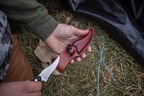 Old Timer Hunter's Skinner Knife with Leather Sheath