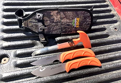 WildGuide 4-Piece Hunting Knife Set | Deer Butcher Kit