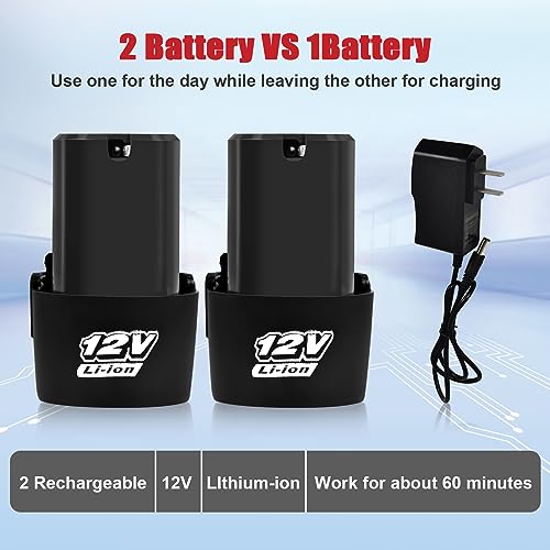 REEPLAR Cordless Electric Fish Fillet Knife 4 Blades 2 Batteries