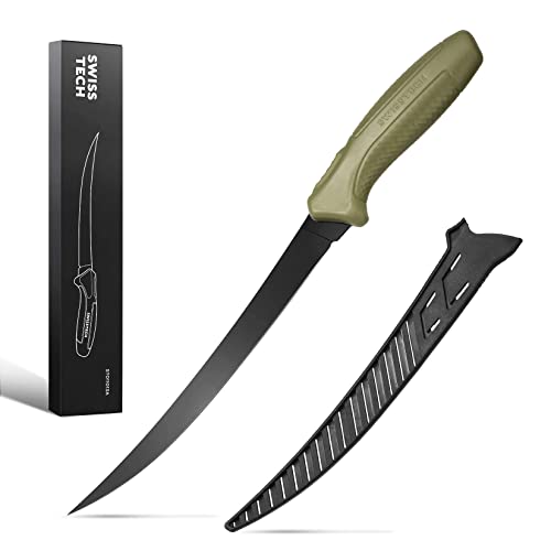 Swiss+Tech 9" Floating Handle Fillet Knife for Fishing