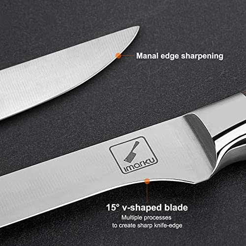imarku 6-Inch Boning Knife for Meat and Poultry