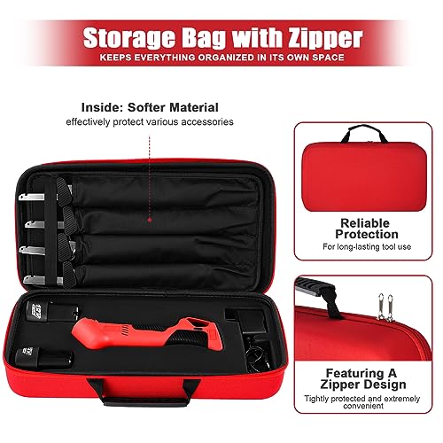 REEPLAR Cordless Electric Fish Fillet Knife 4 Blades 2 Batteries