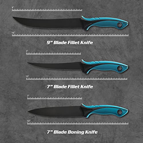 KNINE OUTDOORS Fish Fillet Knife Set - Filleting Kit