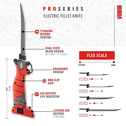 BUBBA Pro Series Electric Fillet Knife for Fishing