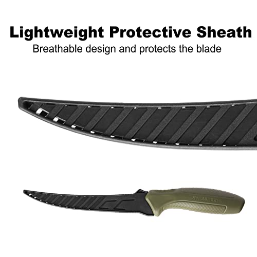 Swiss+Tech 9" Floating Handle Fillet Knife for Fishing