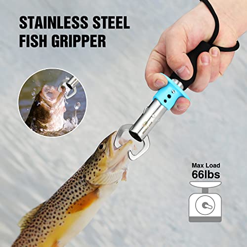 Mossy Oak 4pc Fishing Tool Kit - Grip, Knife, Gripper, Snip