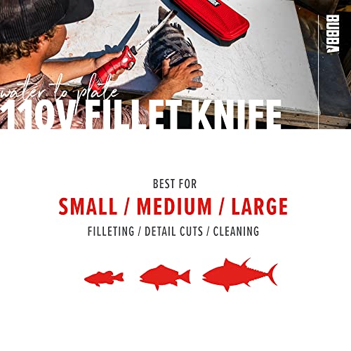 BUBBA Electric Fish Fillet Knife Set with Accessories