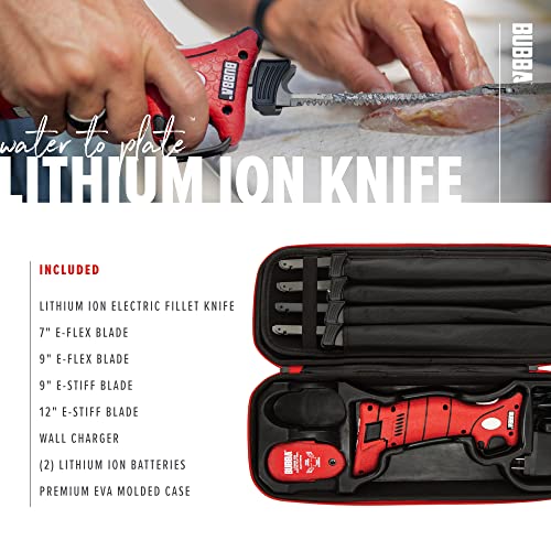 BUBBA Cordless Electric Fillet Knife with 4 Blades