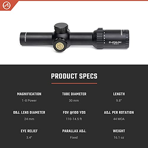 Athlon Optics 214005: Argos HMR 4-20X50 Mildot SFP
