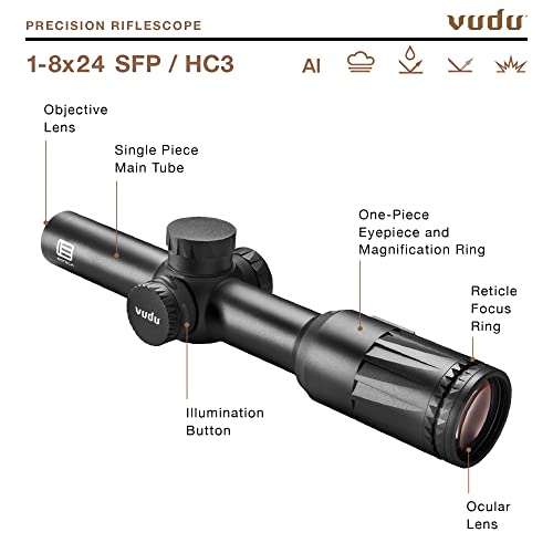EOTECH Vudu 1-8x24 SFP Rifle Scope