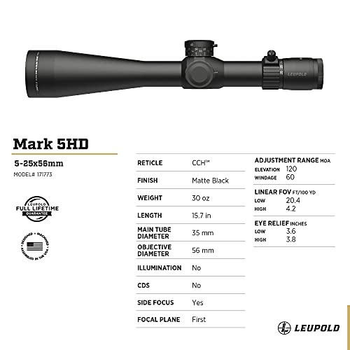 Leupold Mark 5HD 5-25x56mm Scope
