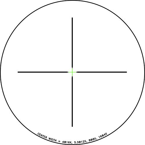 Trijicon Credo HX 2.5-10x56 SFP Riflescope, Green Duplex