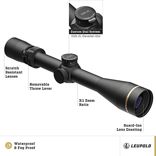 Leupold VX-3HD CDS-ZL Duplex Reticle Riflescope - 3.5-10x40