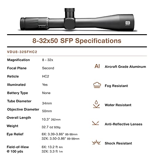 EOTECH Vudu 8-32x50mm Rifle Scope