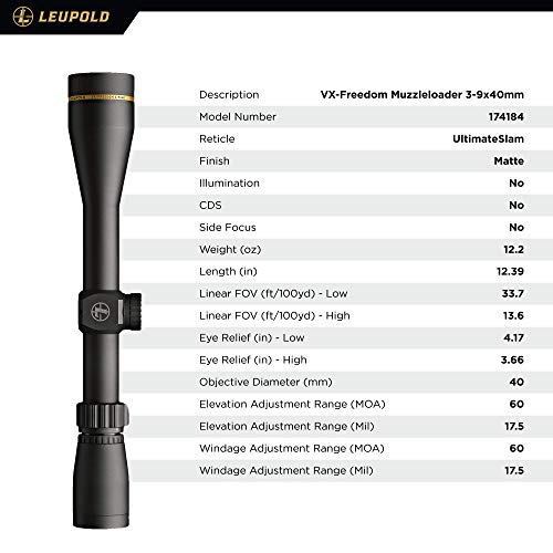 Leupold VX-Freedom 3-9x40mm Scope with UltimateSlam Reticle