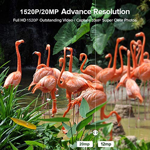 Vikeri Trail Camera: 20MP Game Cam with Night Vision