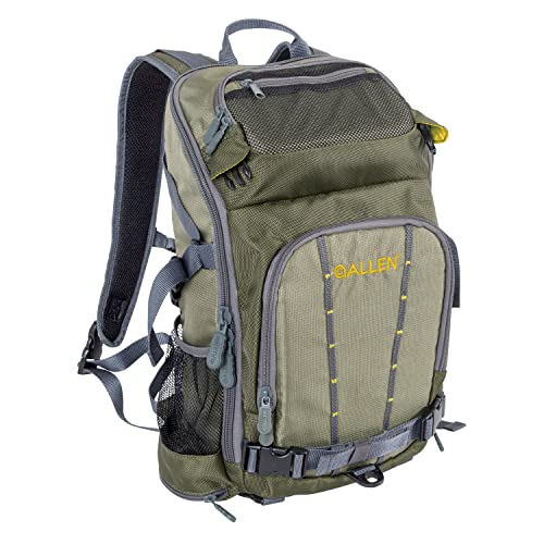 Allen Company Gunnison Fishing Backpack - Water-Resistant Hiking Bag Perfect for Fly Fishing Gear, Equipment, and Accessories - Daypack/Sling Pack - 6.5" L x 10.5" W x 18.5" H - Green